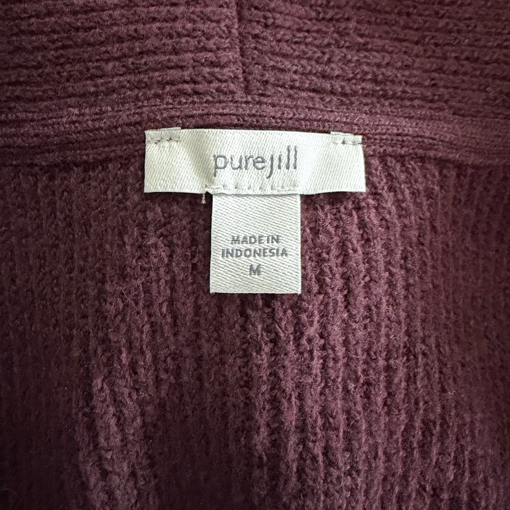 J. Jill Pure Jill Cozy Melange Open Cardigan - Picture 9 of 11